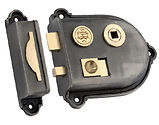 Spira Brass Victorian Rim Lock, Pewter - SB7105PEW
