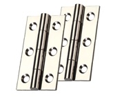 Zoo Hardware Top Drawer Fittings Cabinet Hinges (Various Sizes), Polished Nickel - TDF100PN