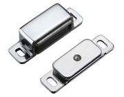 Zoo Hardware Top Drawer Fittings Magnetic Catch, Polished Chrome - TDFMC1CP