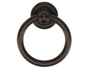 Heritage Brass Classic Round Ring Cabinet Drop Pull, Matt Bronze - TK9213-042-LBN