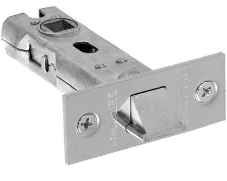 Intelligent Hardware Standard 2.5 Inch Or 3 Inch Tubular Latches (Bolt Through) - Silver and Brass Finish - TUB.65