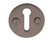 Heritage Brass Standard Key Escutcheon, Matt Bronze - V1010-MB