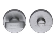 Heritage Brass Round 35mm Diameter Turn & Release, Satin Chrome - V1018-SC