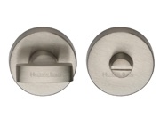 Heritage Brass Round 35mm Diameter Turn & Release, Satin Nickel - V1018-SN