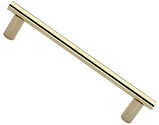 Heritage Brass 19mm Bar Design Pull Handle (280mm OR 432mm c/c), Polished Brass - V2059 336-PB