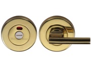 Heritage Brass Disabled Indicator & Turn Round 53mm Diameter Turn & Release, Polished Brass - V4048-PB