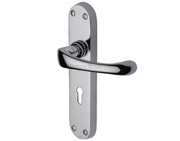 Heritage Brass Gloucester Polished Chrome Door Handles - V6050-PC (sold in pairs)