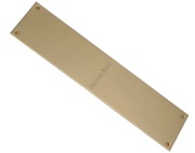 Heritage Brass Flat Fingerplate (305mm x 76mm OR 500mm x 76mm), Polished Brass Finish - V740-PB
