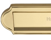 Heritage Brass Gravity Letter Plate (280mm x 78mm), Polished Brass - V843-PB