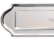 Heritage Brass Gravity Flap Letter Plate (280mm x 80mm), Polished Chrome - V843-PC