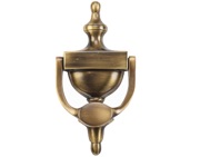 Heritage Brass Urn Door Knocker (Small Or Large), Antique Brass - V910 152-AT