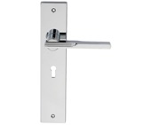 Carlisle Brass Manital Veronica Art Deco Style Door Handles, Polished Chrome - VE2RCP (sold in pairs)