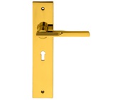 Carlisle Brass Manital Veronica Art Deco Style Door Handles, Polished Brass - VE2RPB (sold in pairs)