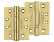 Zoo Hardware Vier Precision 4 Inch Grade 14 High Performance Hinge, PVD Stainless Brass - VHP243PVD (sold in pairs)