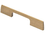Heritage Brass Wooden Slim Metro Cabinet Pull Handle (160mm, 224mm OR 320mm c/c), Oak Finish - W7791-160-OAK