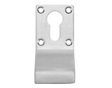 Zoo Hardware Cylinder Latch Pull Euro Profile (88mm x 43mm), Satin Stainless Steel - ZAS16SS