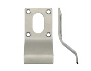 Zoo Hardware ZAS Cylinder Latch Pull Oval Profile (88mm x 43mm), Satin Stainless Steel - ZAS17SS