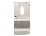 Zoo Hardware Cylinder Latch Pull Standard Profile (88mm x 43mm), Satin Stainless Steel - ZAS20SS