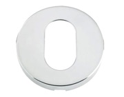 Zoo Hardware ZCS Architectural Oval Profile Escutcheon, Polished Stainless Steel - ZCS003PS