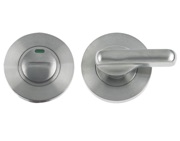 Zoo Hardware ZGS Disabled Bathroom Turn & Release With Indicator, Satin Stainless Steel - ZCS006ISS