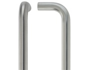 Zoo Hardware ZCSD Architectural D Pull Handle (19mm OR 21mm Bar Diameter), Satin Stainless Steel - ZCSD150BS