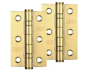 Zoo Hardware 3 Inch Grade 201 Hinge, PVD Stainless Brass - ZHSS232PVD (sold in pairs)