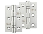 Zoo Hardware 3 Inch Grade 201 Hinge, Satin Stainless Steel - ZHSS232S (sold in pairs)