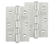 Zoo Hardware 3 Inch Grade 201 Slim Knuckle Bearing Hinge, Satin Stainless Steel - ZHSS352S (sold in pairs)