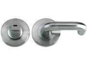 Zoo Hardware ZPS Disabled Bathroom Turn & Release With Indicator & RTD Lever, Satin Stainless Steel - ZPS006ISS