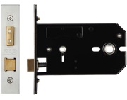 Zoo Hardware Horizontal Bathroom Lock (127mm OR 152mm), Satin Stainless Steel - ZUKHB127SS