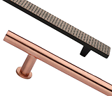 Copper T-Bar Cupboard Pull Handles