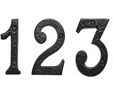 Black Door Numerals And Letters