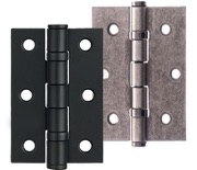 3 Inch Black And Pewter Hinges