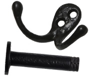 Black Antique Hooks And Door Stops