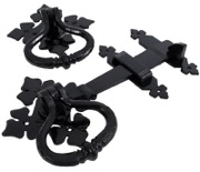 Black Antique Thumb And Gate Latches