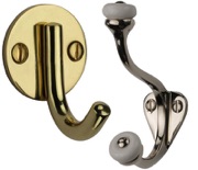 Heritage Brass Hat And Coat Hooks