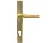 Satin Brass UPVC or Multi-Point Lock Door Handles
