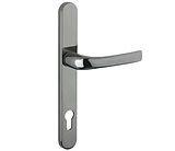 Smokey Chrome UPVC or Multi-Point Lock Door Handles