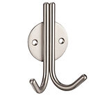 Stainless Steel Double Robe Hooks