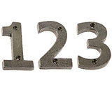 Pewter Door Numerals And Letters