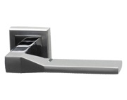 Intelligent Hardware Canterbury Dual Polished Chrome & Satin Chrome Door Handles - CAN.09.PCP/SCP (sold in pairs)