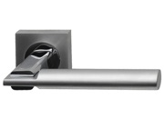 Intelligent Hardware Tetra Dual Polished Chrome & Matt Chrome Door Handles - TET.09.PCP/MC (sold in pairs)