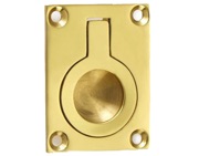 Croft Architectural Flush Ring, 50mm x 38mm *Various Finishes Available - 1050-B (sold in singles)