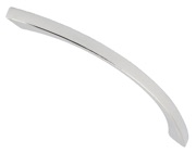 Hafele Cordelia Bow Cupboard Pull Handles (64mm - 288mm c/c), Polished Chrome - 107.66.210