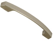 Hafele Florence Bow Cupboard Pull Handles (128mm OR 160mm c/c), Brushed Satin Nickel - 109.53.635