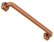 Hafele Brera D Cabinet Pull Handle (160mm c/c), Satin Nickel, Antique Copper OR Pewter - 110.22.274