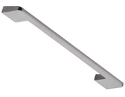 Hafele Malvan D Cabinet Pull Handle (320mm c/c), Brushed Satin Nickel - 110.28.038