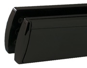 Mila ProStyle uPVC Telescopic Letter Box (310mm x 76mm), Black - 110927
