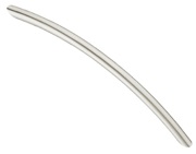 Hafele Clifton Bow Cupboard Pull Handles (Multiple Sizes), Brushed Stainless Steel - 117.31.021
