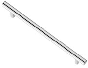 Hafele Bella T-Bar 12mm Diameter Cupboard Pull Handles (96mm - 352mm c/c), Polished Chrome - 117.97.224